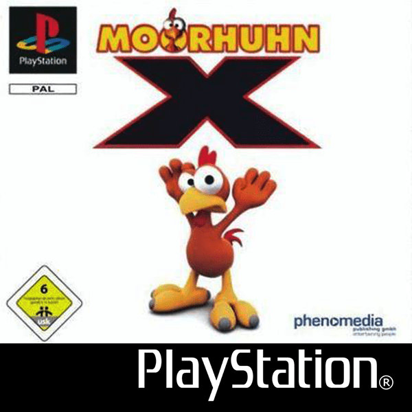Moorhuhn X box art for Playstation